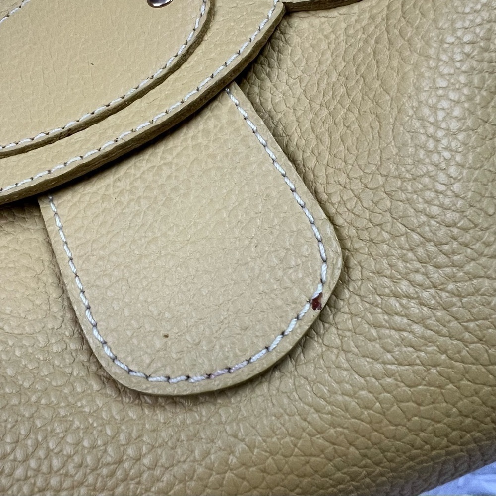 Tracy Zych New York Yellow Pebbled Leather Shoulder Bag 💛💛 Y2K Vintage - Picture 4 of 10